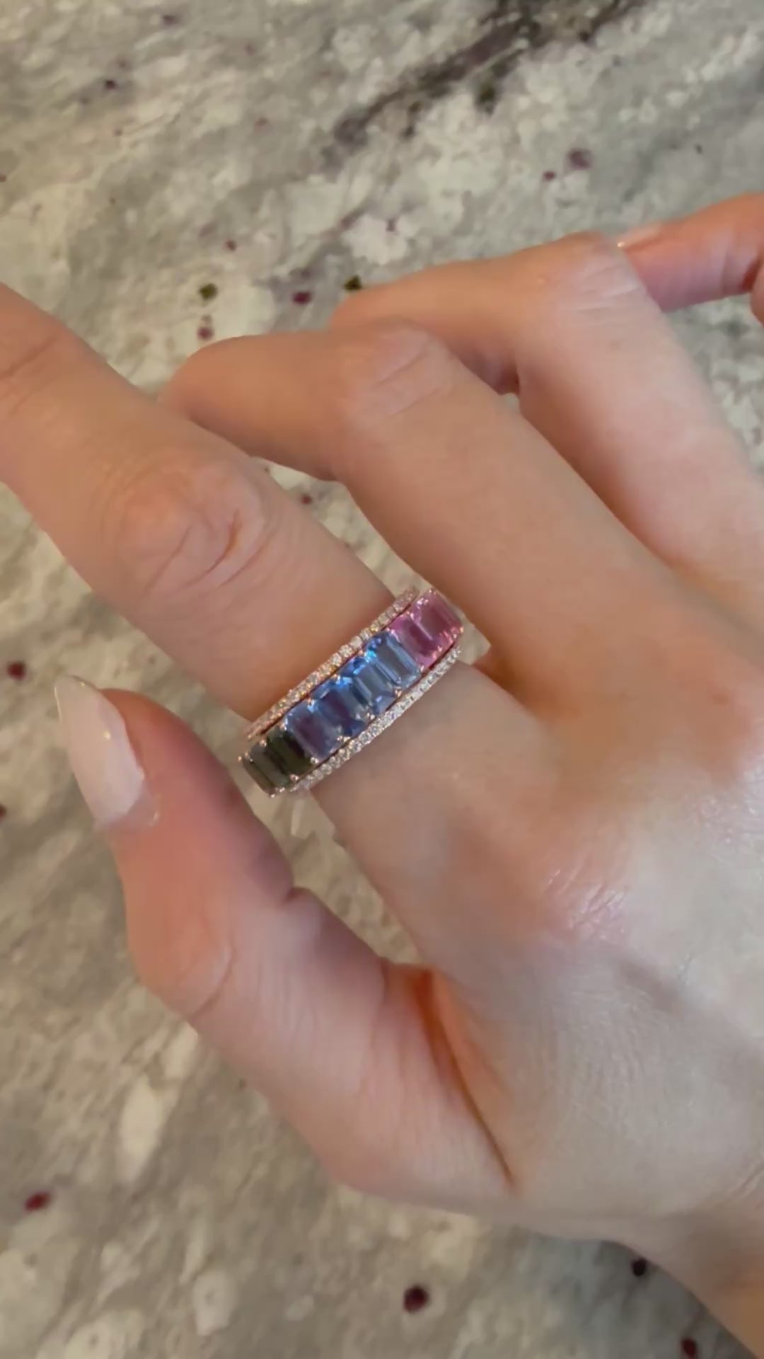 Aurora Spinner Ring (9ct)