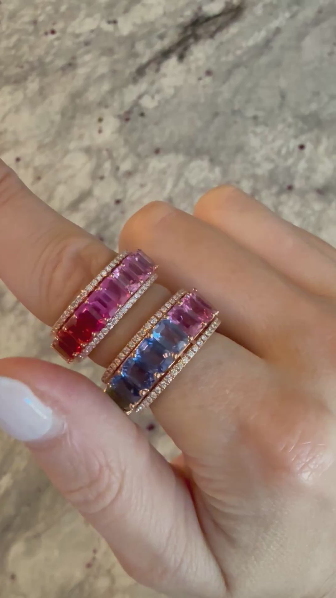 Aurora Spinner Ring (9ct)